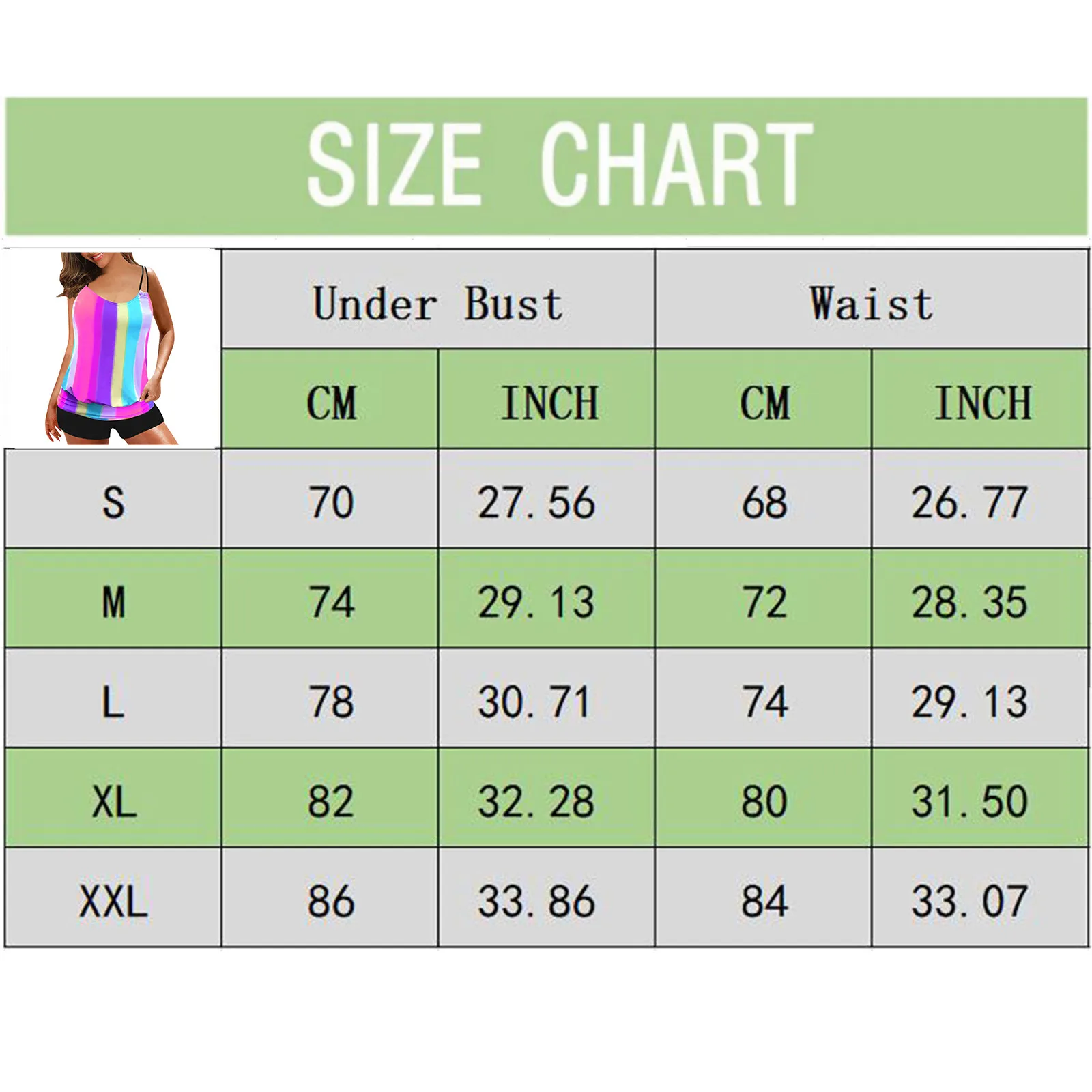 Women's Tankini Large Digital Print Suspender Color Stitching Beach Split Swimsuit Bikini Set Female Beachwear R5
Women's Tankini Large Digital Print Suspender Color Stitching Beach Split Swimsuit Bikini Set Female Beachwear R5