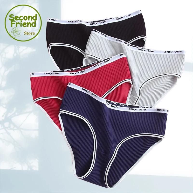 3Pcs Soft Striped Mid-Waist Women's Cotton Letter Panties Womens Underwear Sexy Brazilian Girls Briefs Bragas Algodón Mujer
3Pcs Soft Striped Mid-Waist Women's Cotton Letter Panties Womens Underwear Sexy Brazilian Girls Briefs Bragas Algodón Mujer