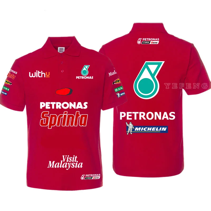4 Colors For Yamaha POLO Lapel Men and Women Shirt Petronas Printed Ractory Racing Team Motocross Short Sleeve Clothing
4 Colors For Yamaha POLO Lapel Men and Women Shirt Petronas Printed Ractory Racing Team Motocross Short Sleeve Clothing