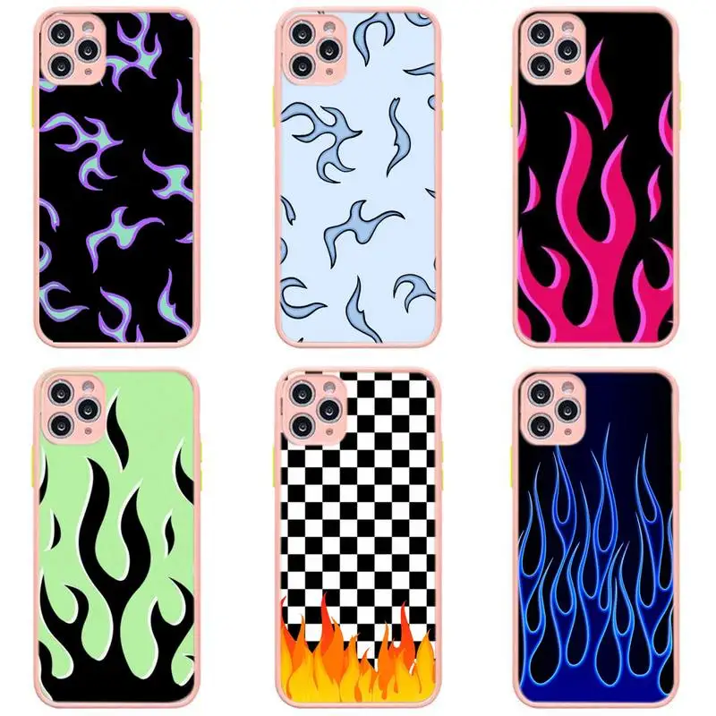 Fashion Flame Fire Soft Phone Case Pink Transparent Matte For IPhone 7 8 11 12 S Mini Pro X XS XR MAX Plus Cover Shell
Fashion Flame Fire Soft Phone Case Pink Transparent Matte For IPhone 7 8 11 12 S Mini Pro X XS XR MAX Plus Cover Shell