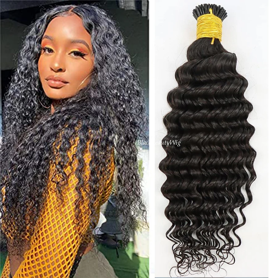Deep Curly I Tip Human Hair Extension Microlink Pre Bonded Micro Beads Curly Brazilian Remy Stick I Tip Hair 100g 100strands
Deep Curly I Tip Human Hair Extension Microlink Pre Bonded Micro Beads Curly Brazilian Remy Stick I Tip Hair 100g 100strands