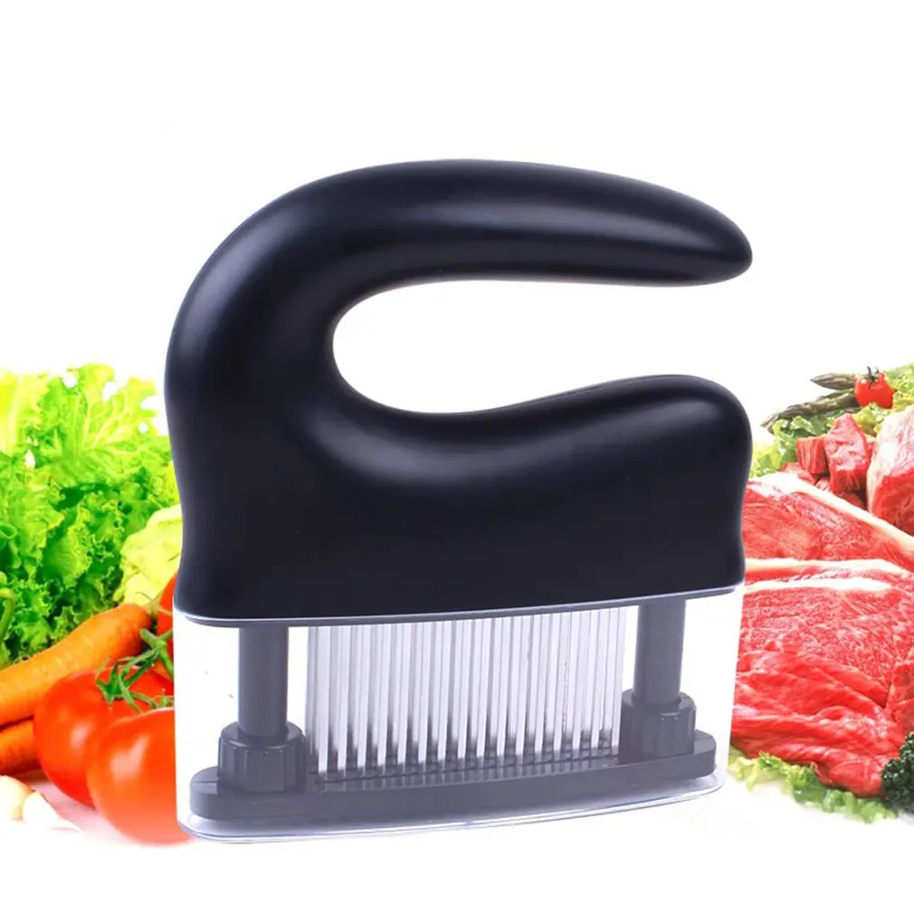 48-pin Steak Tenderizer Non-slip Grip Broken Muscle Needle Meat Safe Tenderizer Stainless Steel Dishwasher
48-pin Steak Tenderizer Non-slip Grip Broken Muscle Needle Meat Safe Tenderizer Stainless Steel Dishwasher