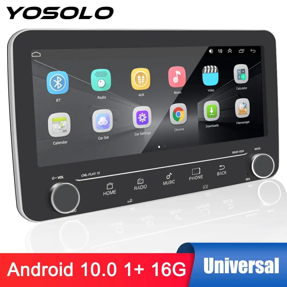 YOSOLO 1 + 16G 10,25 ''IPS HD большой сенсорный экран Универсальная автомобильная стереомагнитола с зеркальным соединением Android GPS-навигация
YOSOLO 1 + 16G 10,25 ''IPS HD большой сенсорный экран Универсальная автомобильная стереомагнитола с зеркальным соединением Android GPS-навигация