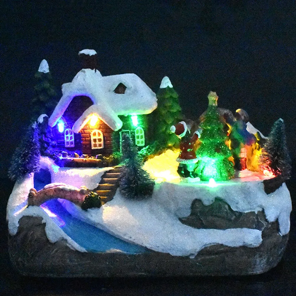 Christmas Luminous Music Box European Style House LED Light Rotating Music Case Classical Artware Kids Birthday Party Gift
Christmas Luminous Music Box European Style House LED Light Rotating Music Case Classical Artware Kids Birthday Party Gift
