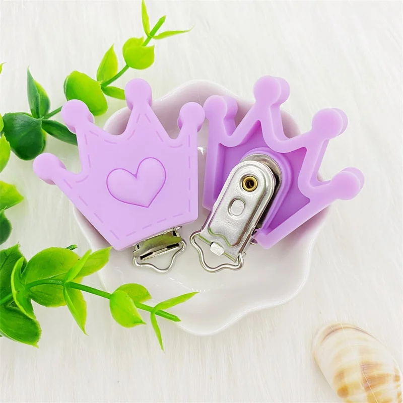 10Pcs Silicone Pacifier Clip Baby Hardware Duckbill Buckle Crown Pacifier Clip Maternal and Child Supplies
10Pcs Silicone Pacifier Clip Baby Hardware Duckbill Buckle Crown Pacifier Clip Maternal and Child Supplies