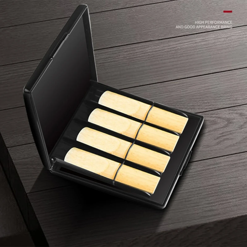 Reeds Case Sax Saxophone Clarinet Oboe Reeds for 8 Reeds Grids ABS Case Storage Box Waterproof Wear Resistant Universal
Reeds Case Sax Saxophone Clarinet Oboe Reeds for 8 Reeds Grids ABS Case Storage Box Waterproof Wear Resistant Universal