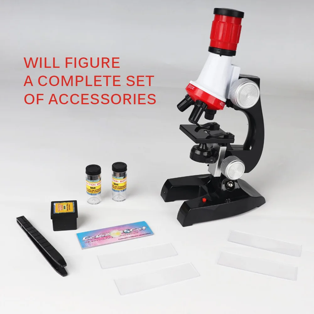 Microscope Kit Lab LED 1200X Home School Educational Toy Gift Refined Biological Microscope For Kid Child
Microscope Kit Lab LED 1200X Home School Educational Toy Gift Refined Biological Microscope For Kid Child