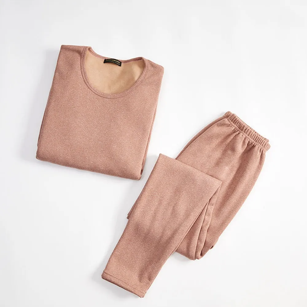 Men And Women Plus Velvet Thick Warm Solid Color Comfortable Underwear SuitMen And Women Plus Velvet Thick Warm Solid Color Comf
Men And Women Plus Velvet Thick Warm Solid Color Comfortable Underwear SuitMen And Women Plus Velvet Thick Warm Solid Color Comf
