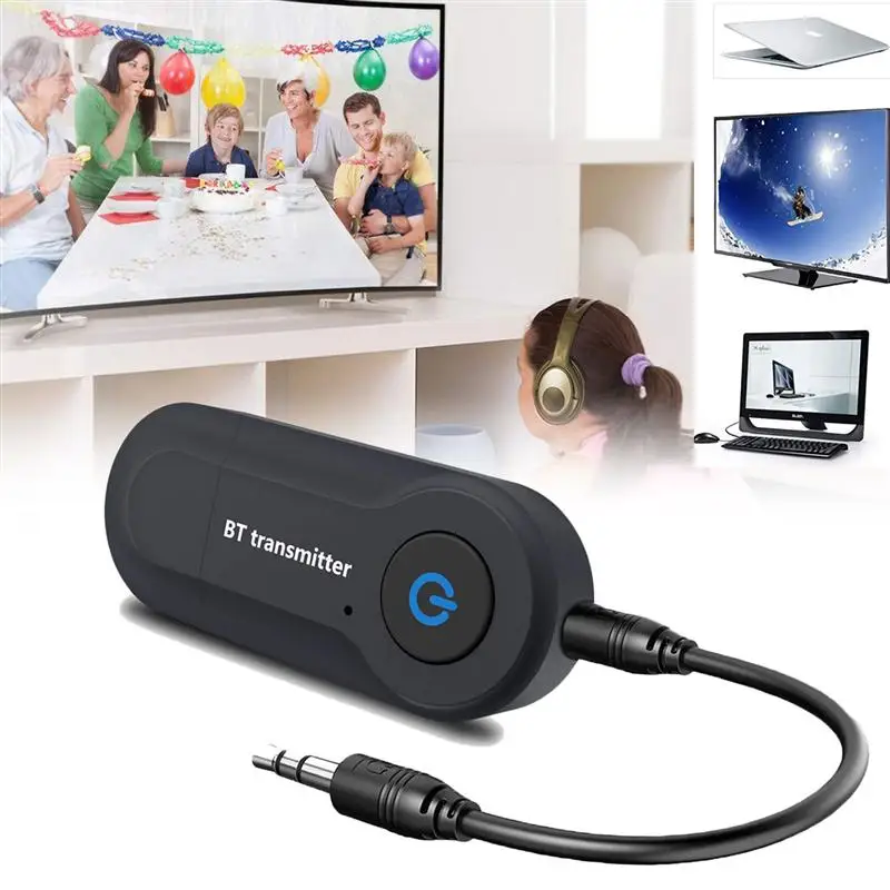 Bluetooth Transmitter Wireless Portable USB Powered 3.5mm Audio AUX for TV Stereo Speaker Headset iPod MP3 MP4 | Электроника