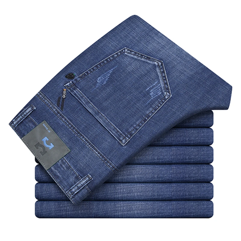 2021 Spring And Summer New Men'S Light Business Jeans Youth Fashion Trend Brand Thin Denim Trousers Male Stretch Casual Pants
2021 Spring And Summer New Men'S Light Business Jeans Youth Fashion Trend Brand Thin Denim Trousers Male Stretch Casual Pants