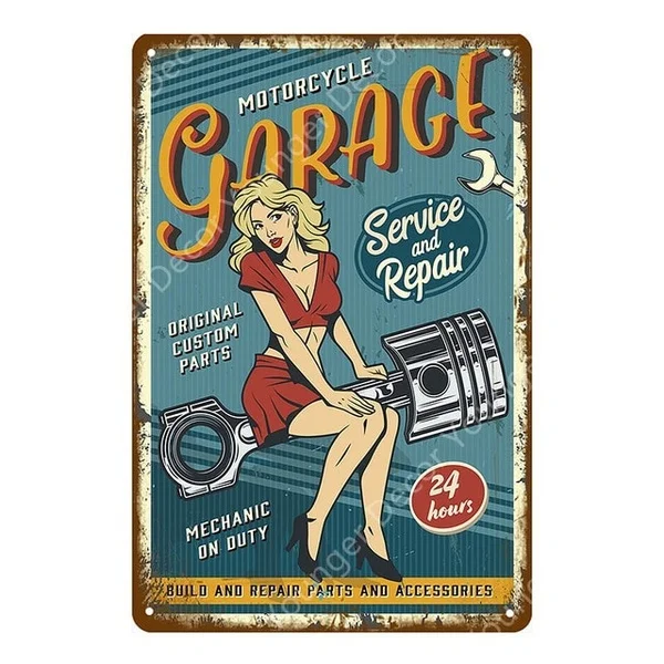 Motor Car Trucks Service Metal Tin Signs Garage Tool Rules Decor Vintage Wall Art Painting Decorative Plaque Art Poster YI-022
Motor Car Trucks Service Metal Tin Signs Garage Tool Rules Decor Vintage Wall Art Painting Decorative Plaque Art Poster YI-022