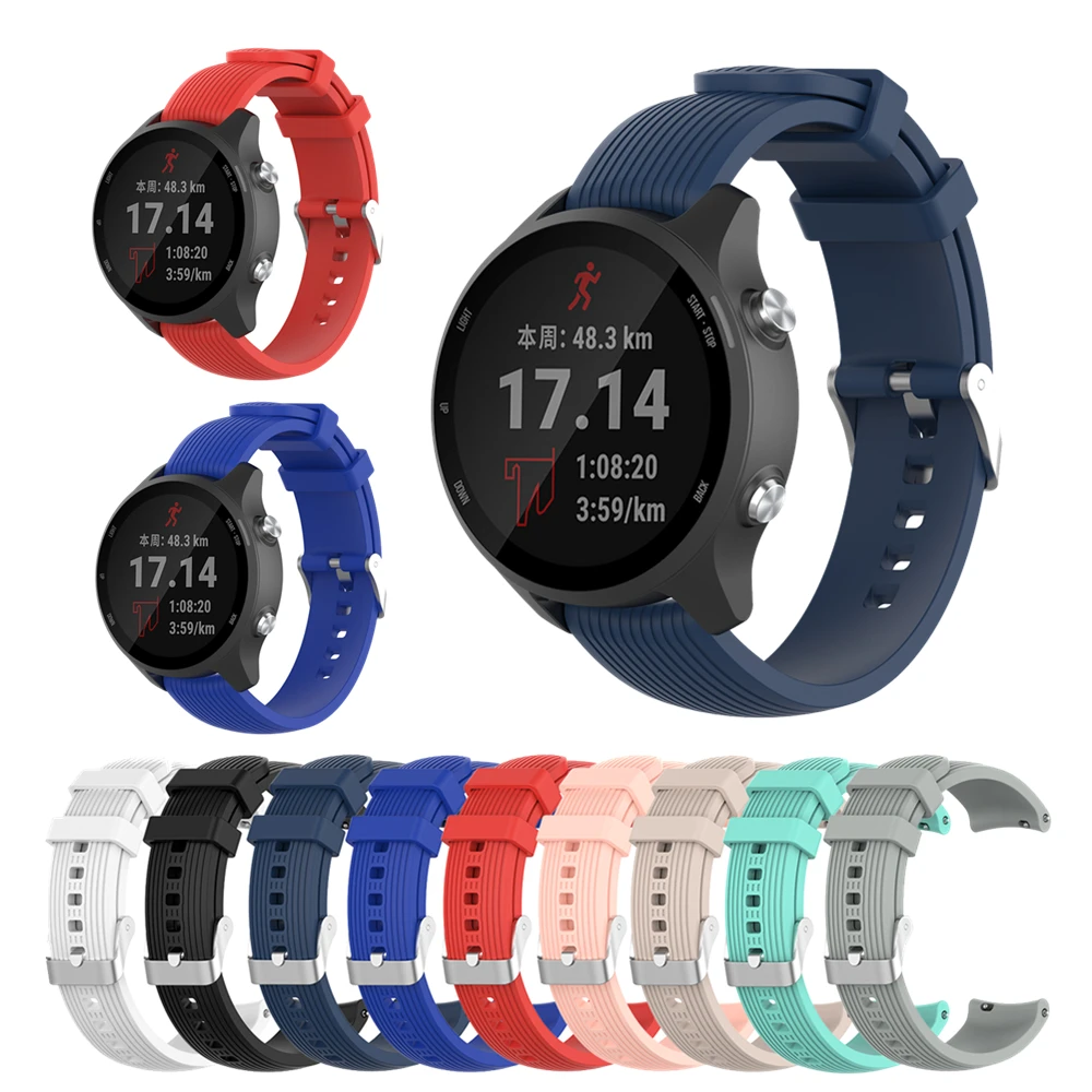 For Garmin Venu Vivoactive 3 Music Watch Band Silicone 20mm Wrist Strap For Garmin Forerunner 158 55 245 245M 645 SQ Bracelet
For Garmin Venu Vivoactive 3 Music Watch Band Silicone 20mm Wrist Strap For Garmin Forerunner 158 55 245 245M 645 SQ Bracelet