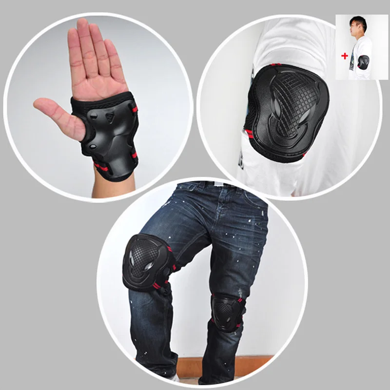 

Adult / Child Ice-skating Knee Pads Elbow Pads Wrist Guards Protective Gear Set For Outdoor Activities Elbow Pads SM