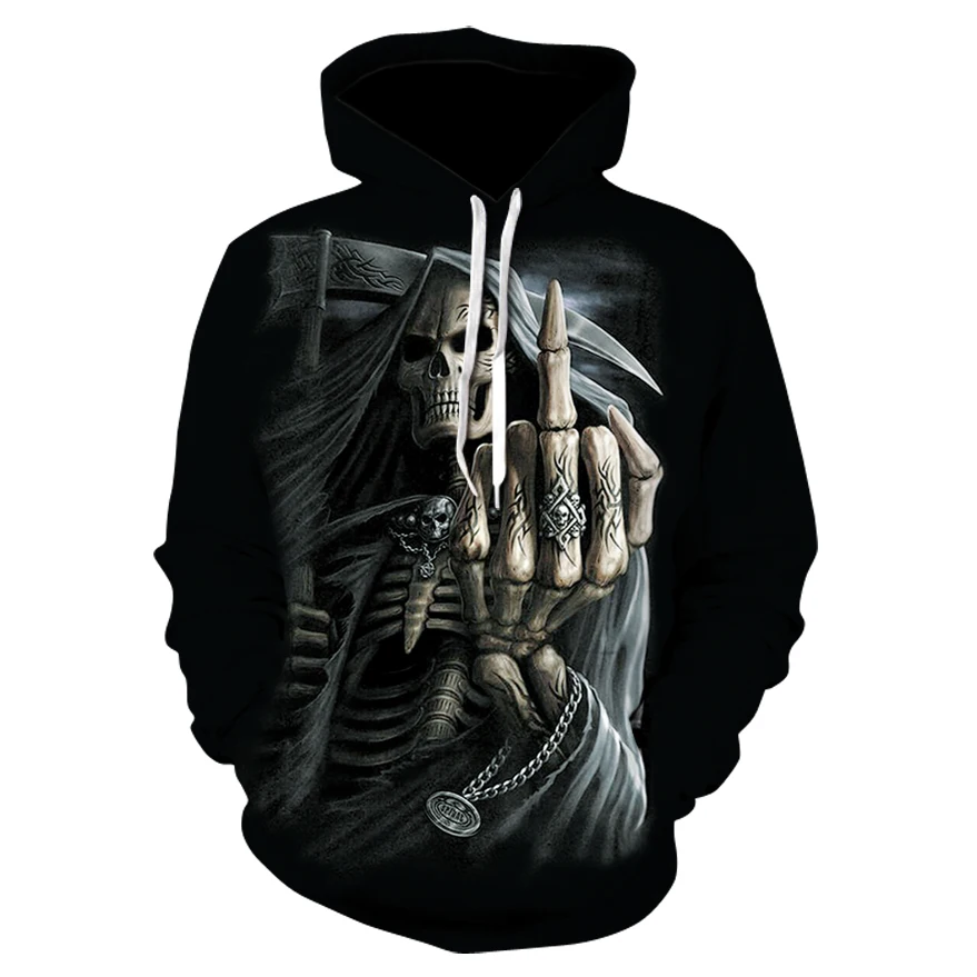 2021 Hot Sale 3D Skull Print Hoodie Men's and Women's Casual Hoodie Gothic Style Fashion Fall/Winter Hip Hop Sports Jumper
2021 Hot Sale 3D Skull Print Hoodie Men's and Women's Casual Hoodie Gothic Style Fashion Fall/Winter Hip Hop Sports Jumper