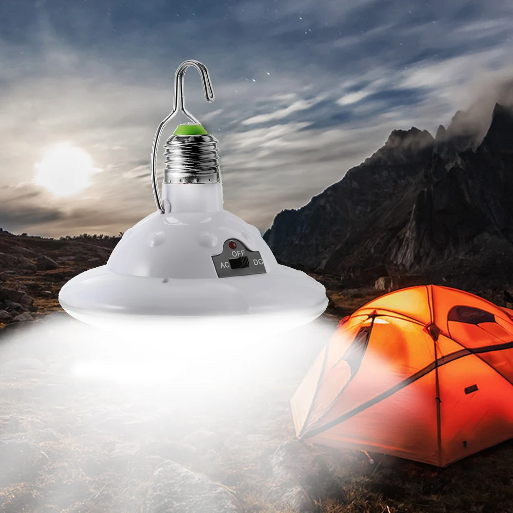 Original Portable Solar Camping Lamp LED Light Bulb 5 Brightness Level Outdoor Camping Hiking Travelling E27 Base Emergency Lamp
Original Portable Solar Camping Lamp LED Light Bulb 5 Brightness Level Outdoor Camping Hiking Travelling E27 Base Emergency Lamp