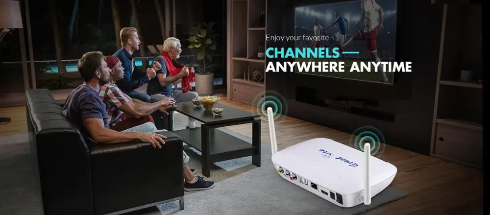 Android 4 WiFi Встроенная приставка для IPTV Лидер продаж самая популярная Great bee|android box