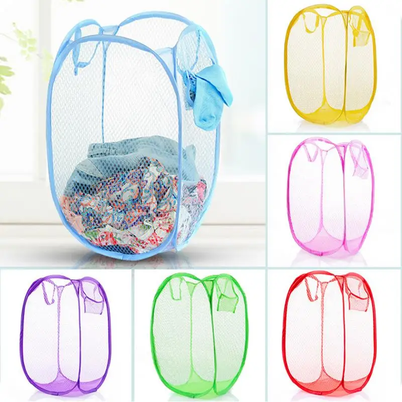 Foldable Laundry Baskets Pop Up Easy Open Mesh Laundry Clothes Hamper Basket For College Dorm
Foldable Laundry Baskets Pop Up Easy Open Mesh Laundry Clothes Hamper Basket For College Dorm