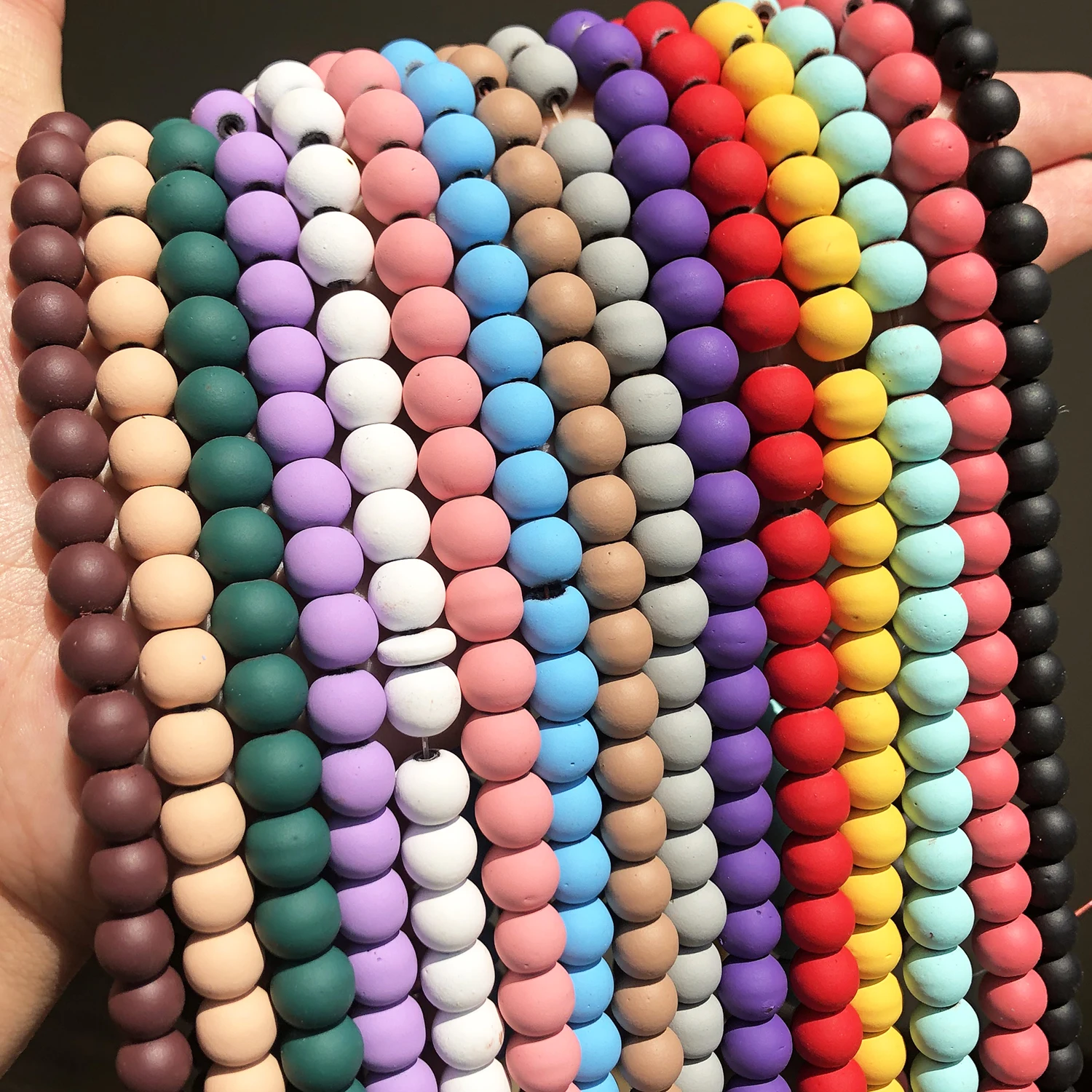 Multicolor Matte Rubber Hematite Stone Beads Dull Polished Frosted Round Beads For Jewelry Making DIY Bracelet Accessories 15''
Multicolor Matte Rubber Hematite Stone Beads Dull Polished Frosted Round Beads For Jewelry Making DIY Bracelet Accessories 15''