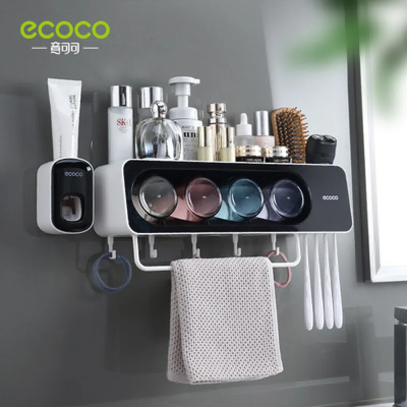 ECOCO New 1pcs 2 Pcs 2/3/4Toothbrush Rack Free Punch Transparent Mouthwash Brushing Cup Bathroom Wall-mounted Storage Box Set
ECOCO New 1pcs 2 Pcs 2/3/4Toothbrush Rack Free Punch Transparent Mouthwash Brushing Cup Bathroom Wall-mounted Storage Box Set