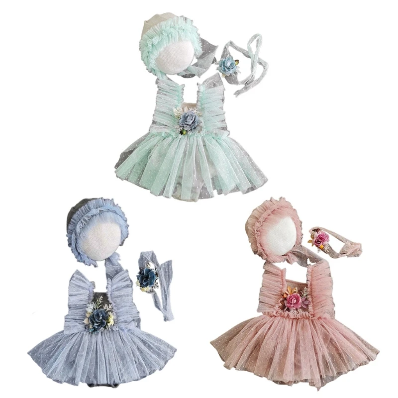 3Pcs/Set Baby Hat+Dress+Headwear Newborn Photography Props Infants Photo Shooting Costume Outfits QX2D
3Pcs/Set Baby Hat+Dress+Headwear Newborn Photography Props Infants Photo Shooting Costume Outfits QX2D
