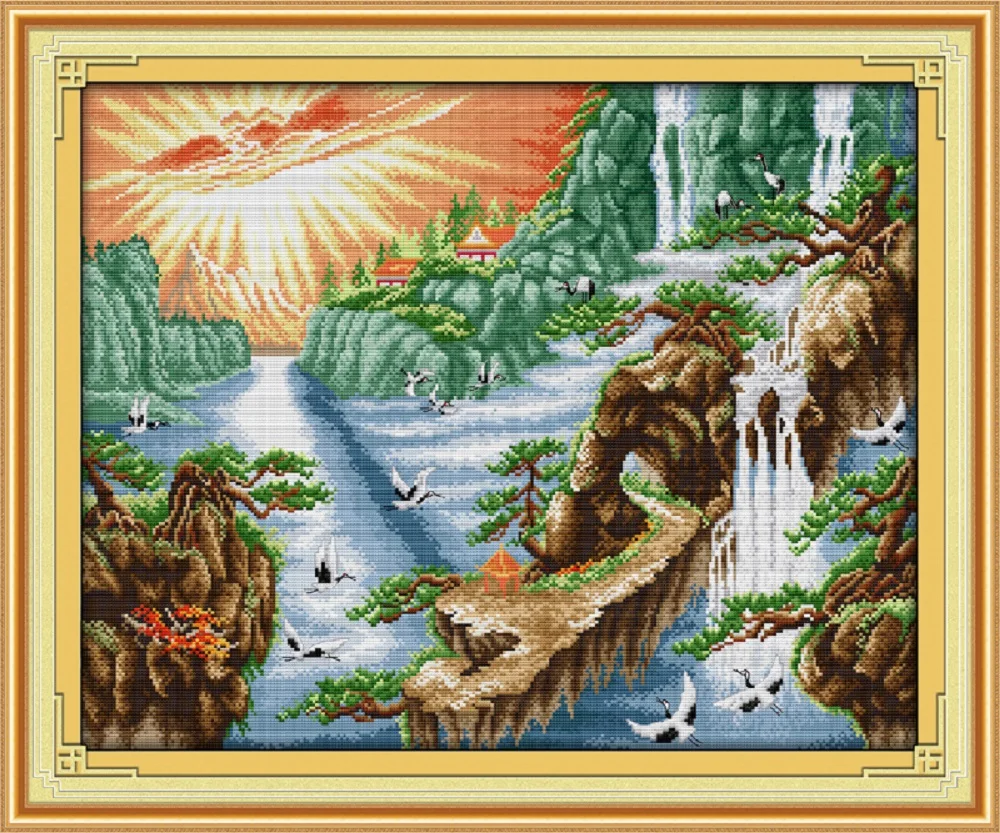 Набор для вышивки крестиком Sunshine водопад из ткани DMC 14CT 11CT, наборы для вышивки, домашний декор
Набор для вышивки крестиком Sunshine водопад из ткани DMC 14CT 11CT, наборы для вышивки, домашний декор