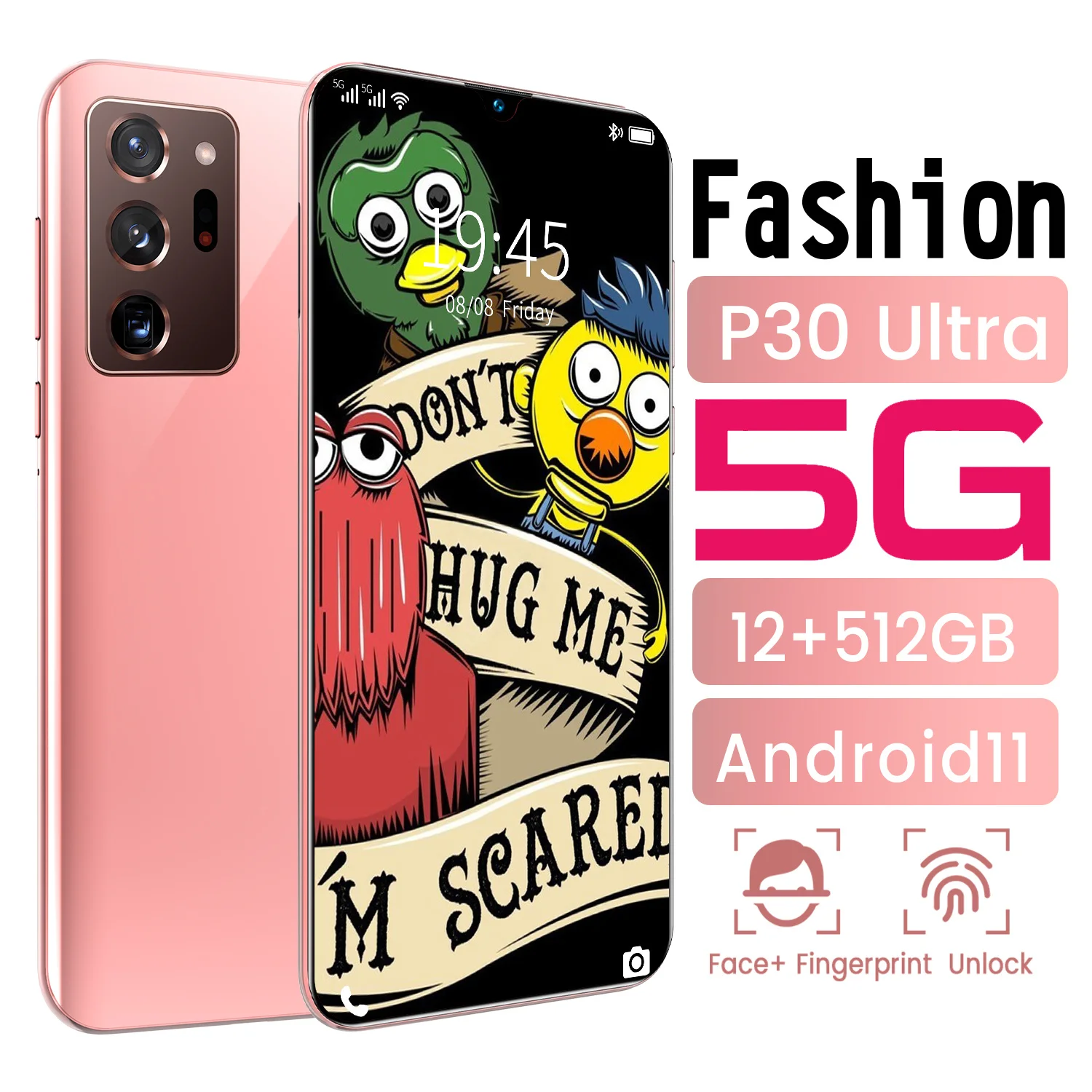 2021 New Global Version P30 Ultra 6.9Inch Network Mobile Phone 12+512G 5800mAh Face Unlock Android 11.0 Dual SIM 4G5G Smartphone
2021 New Global Version P30 Ultra 6.9Inch Network Mobile Phone 12+512G 5800mAh Face Unlock Android 11.0 Dual SIM 4G5G Smartphone