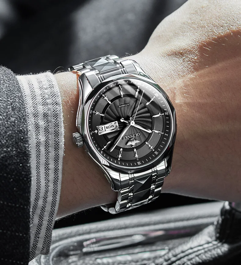 OUPINKE 3172 Custom Logo Watches Men Luxury Fashion Brand Automatic Waterproof Stainless Steel Calendar Mechanical Wristwatch
OUPINKE 3172 Custom Logo Watches Men Luxury Fashion Brand Automatic Waterproof Stainless Steel Calendar Mechanical Wristwatch