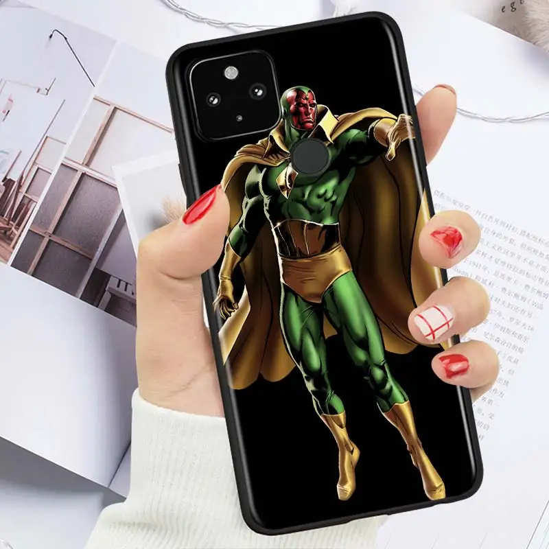 Marvel Vision Art Shockproof Cover for Google Pixel 5 4 4A XL 5G Black Phone Case Shell Soft TPU Fundas Coque Capa
Marvel Vision Art Shockproof Cover for Google Pixel 5 4 4A XL 5G Black Phone Case Shell Soft TPU Fundas Coque Capa