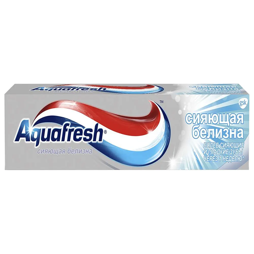 Зубная паста Aquafresh 100мл сияющая белизна |