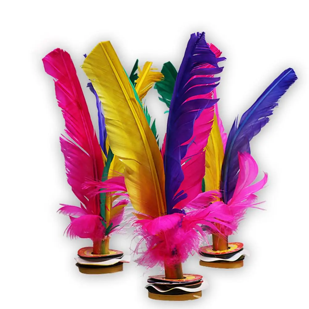1pc China Traditional Jian Zi Balls Kick Shuttlecock Colorful Feathers Kick Shuttlecock for Outdoor Sports Physical Exercise
1pc China Traditional Jian Zi Balls Kick Shuttlecock Colorful Feathers Kick Shuttlecock for Outdoor Sports Physical Exercise
