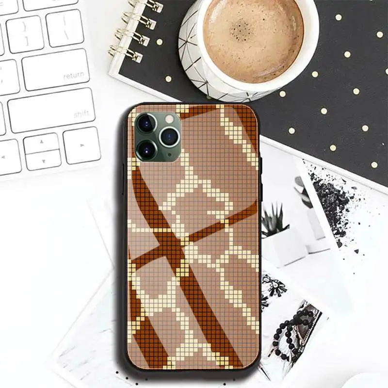Grid Phone Case for iphone 11 PRO MAX shell Glass fundas for iphone 8 7 PLUS XR X XS 6S SE 2020 back cover
Grid Phone Case for iphone 11 PRO MAX shell Glass fundas for iphone 8 7 PLUS XR X XS 6S SE 2020 back cover