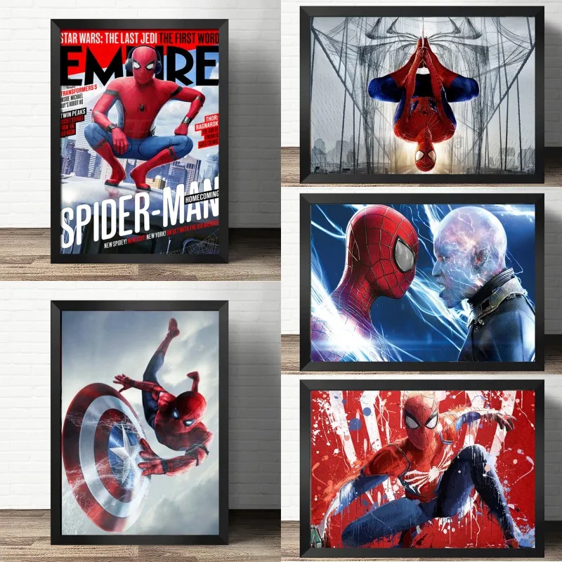 Marvel Poster Spiderman Superheroes Canvas Painting Avengers Movie Wall Art Poster and Prints Nordic for Kids Room Home Decor
Marvel Poster Spiderman Superheroes Canvas Painting Avengers Movie Wall Art Poster and Prints Nordic for Kids Room Home Decor