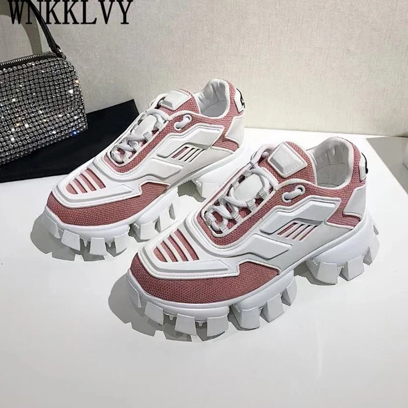 New style catwalk modern thick bottom Daddy shoes women Comfortable Breathable Mesh real leather casual Tennis shoes unisex
New style catwalk modern thick bottom Daddy shoes women Comfortable Breathable Mesh real leather casual Tennis shoes unisex