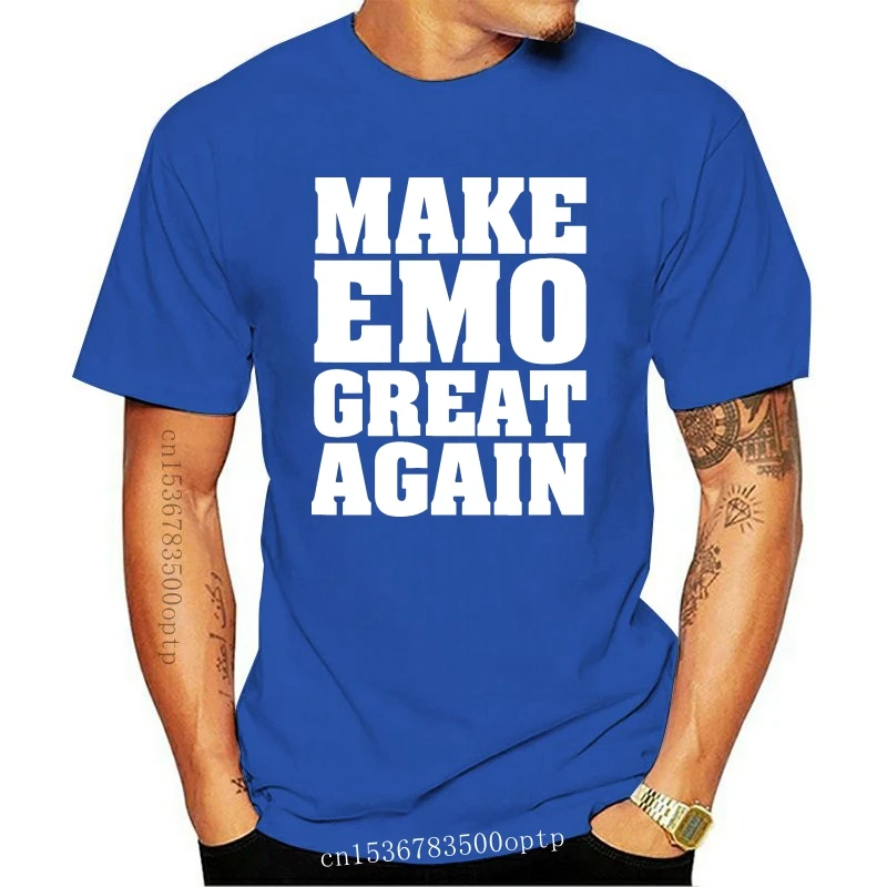 Забавная футболка New Make Emo Great опять
Забавная футболка New Make Emo Great опять