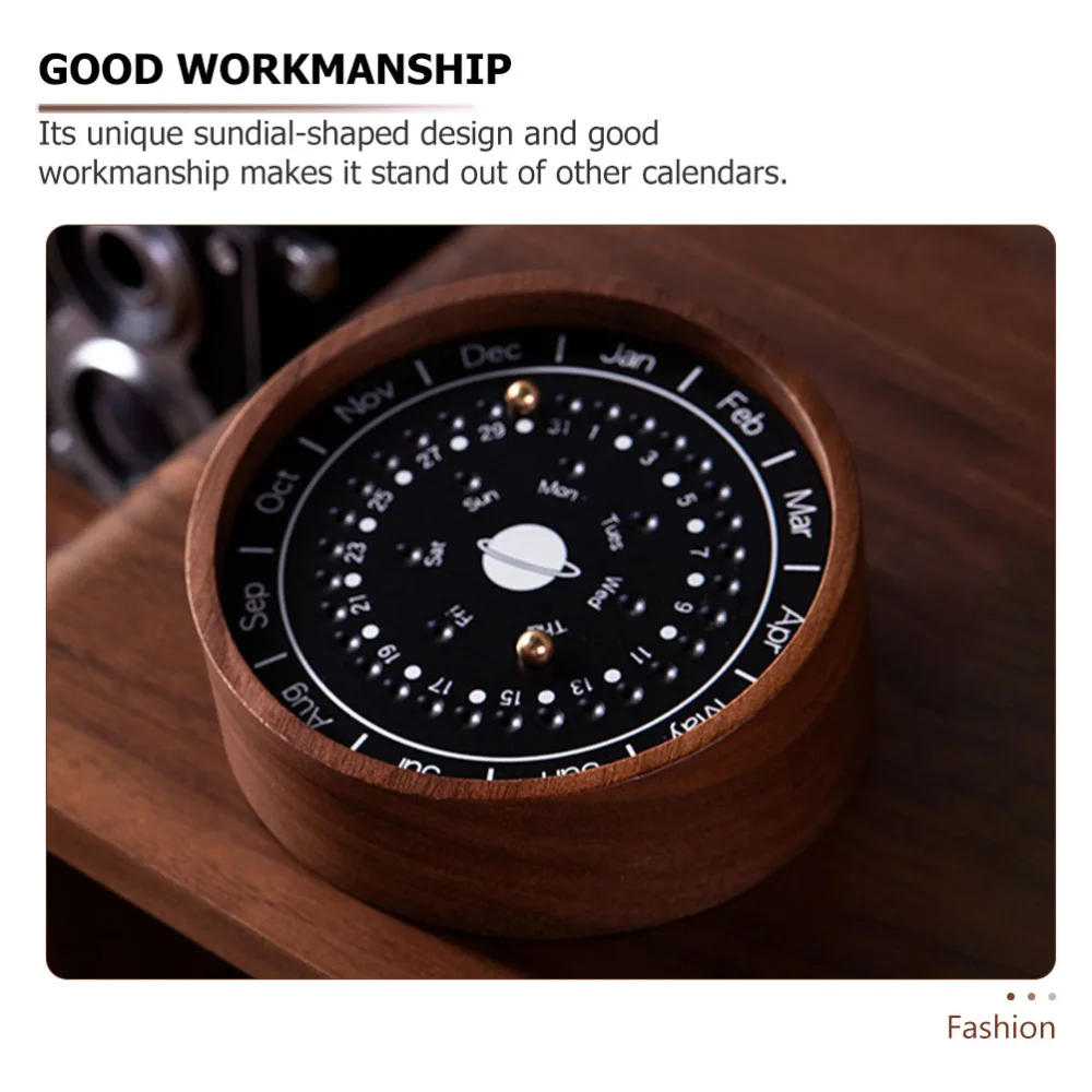 1pc Practical Calendar Decor Wooden Calendar Artware Tabletop Decor Coffee
1pc Practical Calendar Decor Wooden Calendar Artware Tabletop Decor Coffee