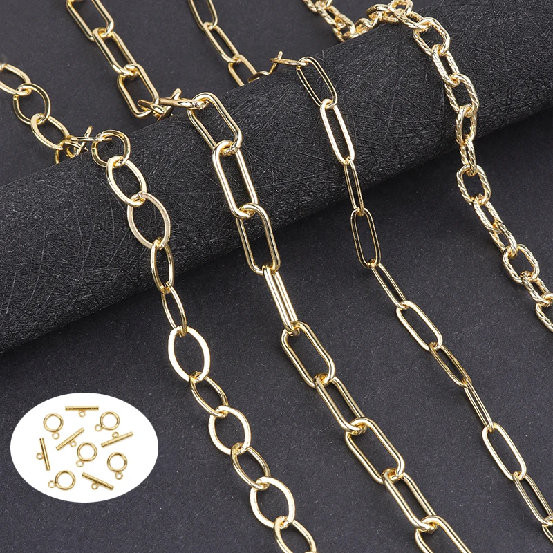 1m/lot Gold Color Patterned Oval Cross Craft Chain Sunglass Chain Necklace Bracelet For Women DIY Jewelry Making Findings
1m/lot Gold Color Patterned Oval Cross Craft Chain Sunglass Chain Necklace Bracelet For Women DIY Jewelry Making Findings