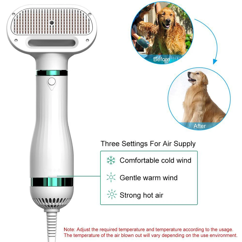 Portable Pet Hair Dryer 2 in 1 Grooming Hair Dryer Blower Quiet Adjustable Temperature for Small Medium Large Dog Cat UK Plug
Portable Pet Hair Dryer 2 in 1 Grooming Hair Dryer Blower Quiet Adjustable Temperature for Small Medium Large Dog Cat UK Plug