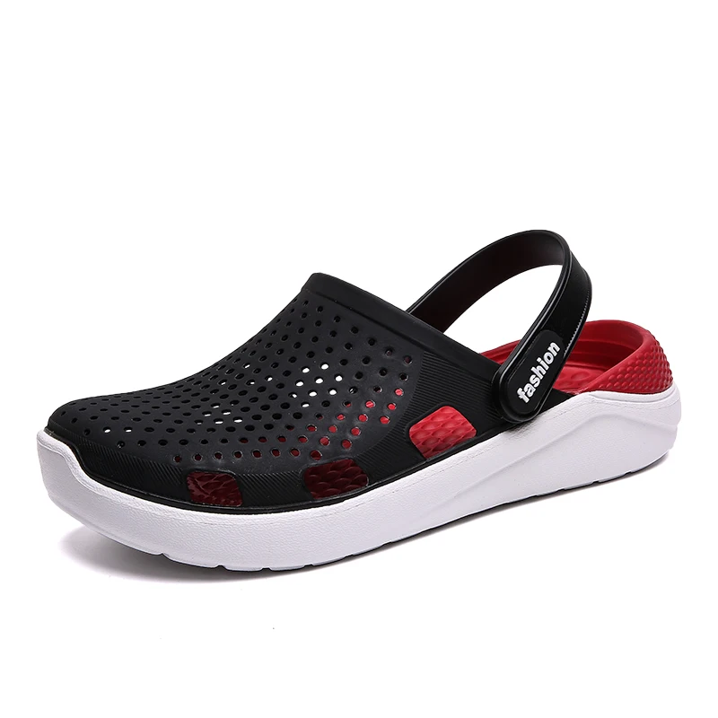 Newbeads Men's Slip On Crocks Sandals Hole Shoes Beach Flat Sandals Slippers Lightweight Breathable Garden Shoes Hollowing Out
Newbeads Men's Slip On Crocks Sandals Hole Shoes Beach Flat Sandals Slippers Lightweight Breathable Garden Shoes Hollowing Out