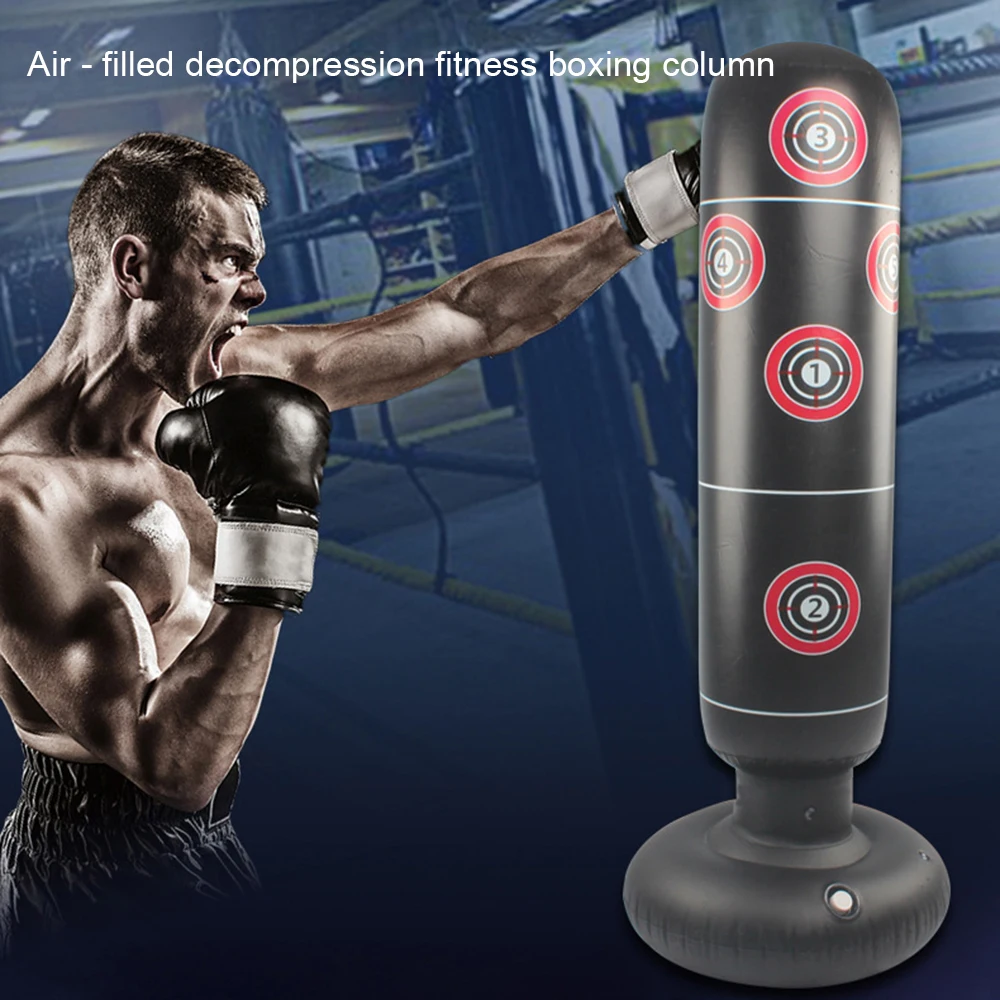 Inflatable Boxing Bag Inflatable Free-Stand Tumbler Muay Thai Training Pressure Relief Bounce Back Sandbag With Air Pump Parts
Inflatable Boxing Bag Inflatable Free-Stand Tumbler Muay Thai Training Pressure Relief Bounce Back Sandbag With Air Pump Parts