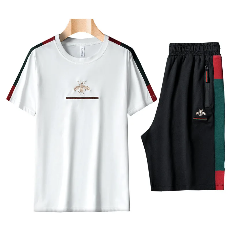 Luren 2021 Summer Men's Sports Suit Leisure Little Bee Embroidery Two-piece Sets Fashion Loose Trendy Brand Casual Tracksuit
Luren 2021 Summer Men's Sports Suit Leisure Little Bee Embroidery Two-piece Sets Fashion Loose Trendy Brand Casual Tracksuit