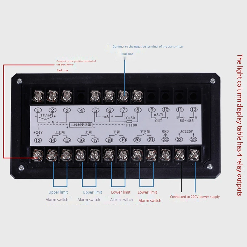 4-20MA Level Sensor Liquid Sensor Water Level Display Instrument / Beam Digital Display Control Instrument Level Transmitter
4-20MA Level Sensor Liquid Sensor Water Level Display Instrument / Beam Digital Display Control Instrument Level Transmitter