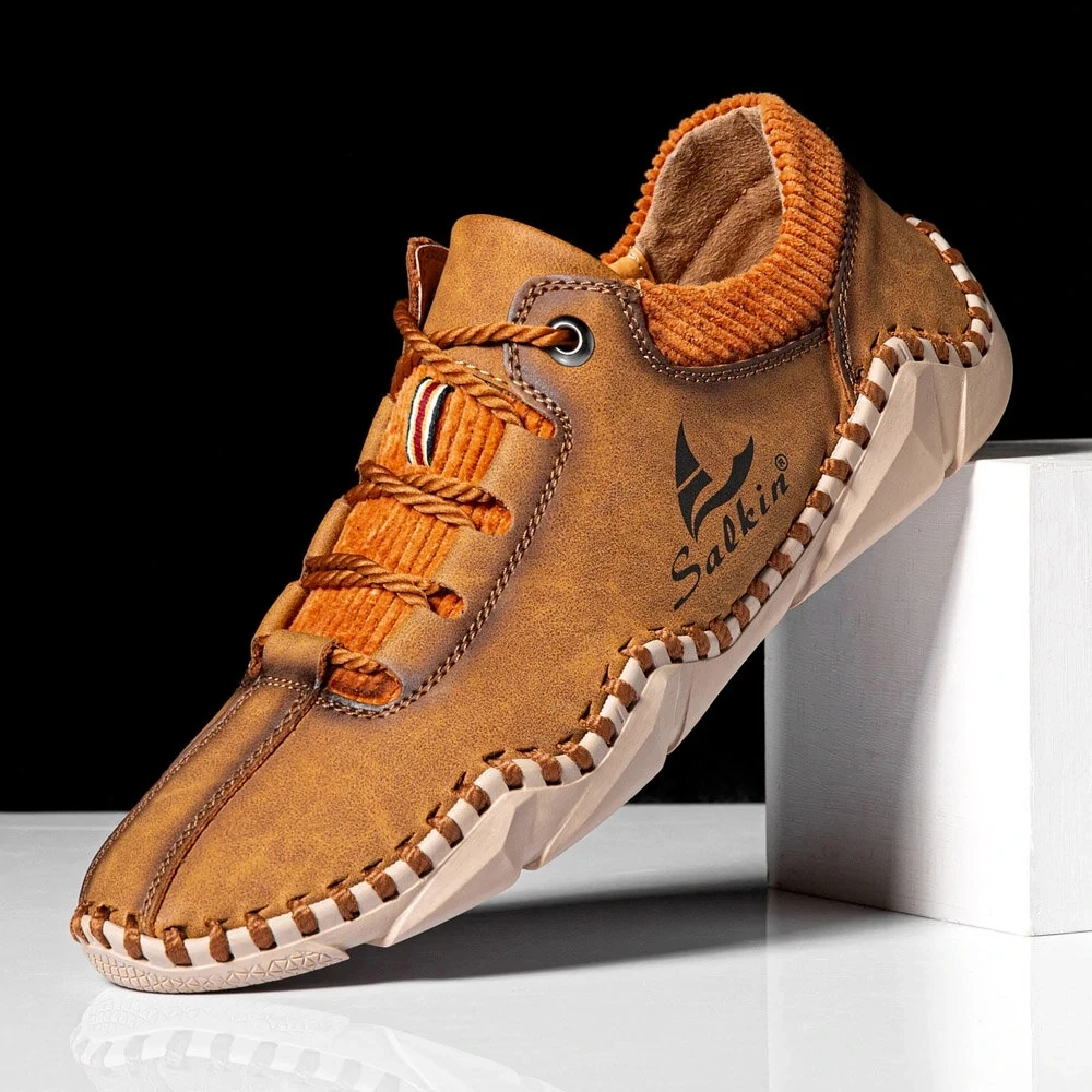 Fashion Men Loafers 2022 Newest Outdoor Handmade Genuine Leather Casual Shoes Soft Flats Plus Size 48
Fashion Men Loafers 2022 Newest Outdoor Handmade Genuine Leather Casual Shoes Soft Flats Plus Size 48