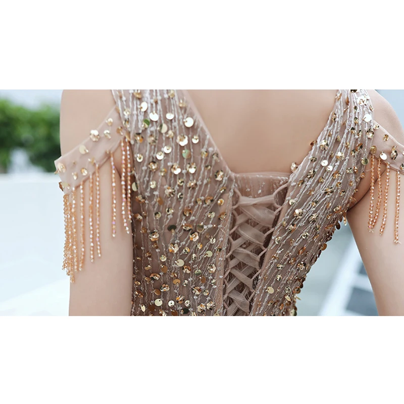 Beading Formal Evening Gowns O Neck Vestido De Novia Elegant Long Prom Dresses
Beading Formal Evening Gowns O Neck Vestido De Novia Elegant Long Prom Dresses