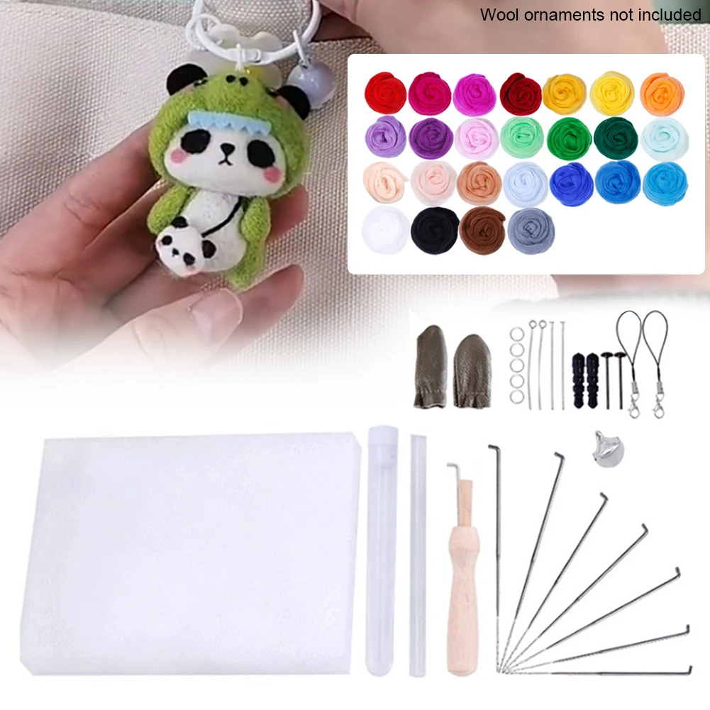 Assorted Accessories Artifical Wool Roving Beginner Handmade Making Arts Gift DIY Craft 20 25 Colors Toys Needle Felting Kit
Assorted Accessories Artifical Wool Roving Beginner Handmade Making Arts Gift DIY Craft 20 25 Colors Toys Needle Felting Kit