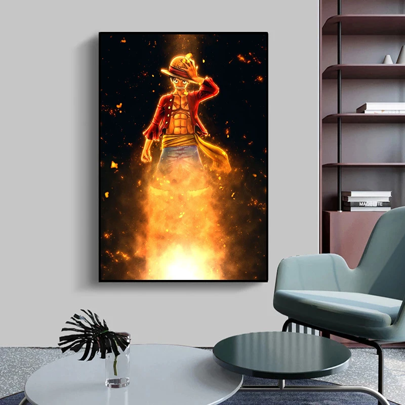 Anime One Piece Luffy Poster Japanese Anime Canvas Painting Wall Art Pictures and Prints for Kids Room Home Decor Cuadros
Anime One Piece Luffy Poster Japanese Anime Canvas Painting Wall Art Pictures and Prints for Kids Room Home Decor Cuadros