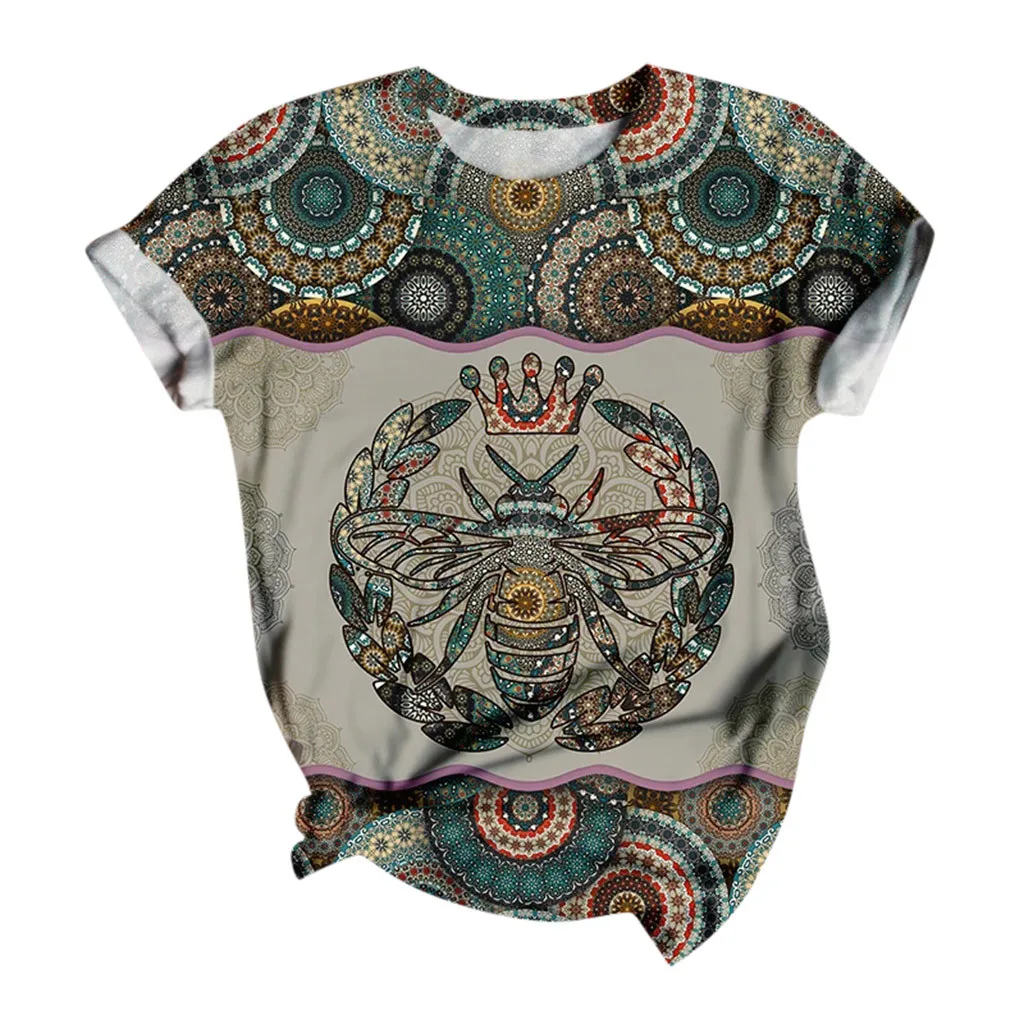 Women Short-Sleeve Animal-Printed Harajuku Tops Summer O Neck Loose Casual T-Shirt Streetwear Tee 3D Femme Plus-Size 2021
Women Short-Sleeve Animal-Printed Harajuku Tops Summer O Neck Loose Casual T-Shirt Streetwear Tee 3D Femme Plus-Size 2021