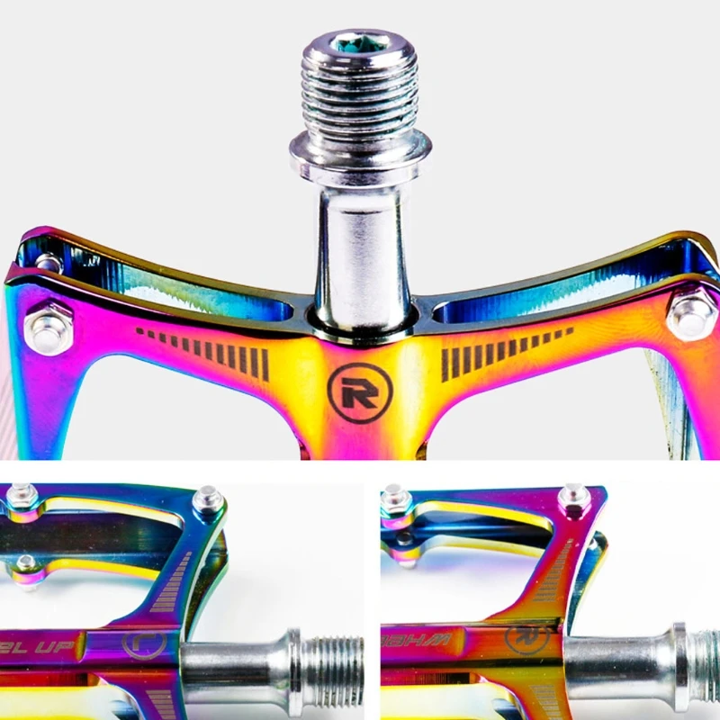 2 Pcs Universal Colorful Alloy Bearing Non-slip Bicycle Pedal Strong MTB Anti-skid Pins Flat Bike Repair Modification
2 Pcs Universal Colorful Alloy Bearing Non-slip Bicycle Pedal Strong MTB Anti-skid Pins Flat Bike Repair Modification
