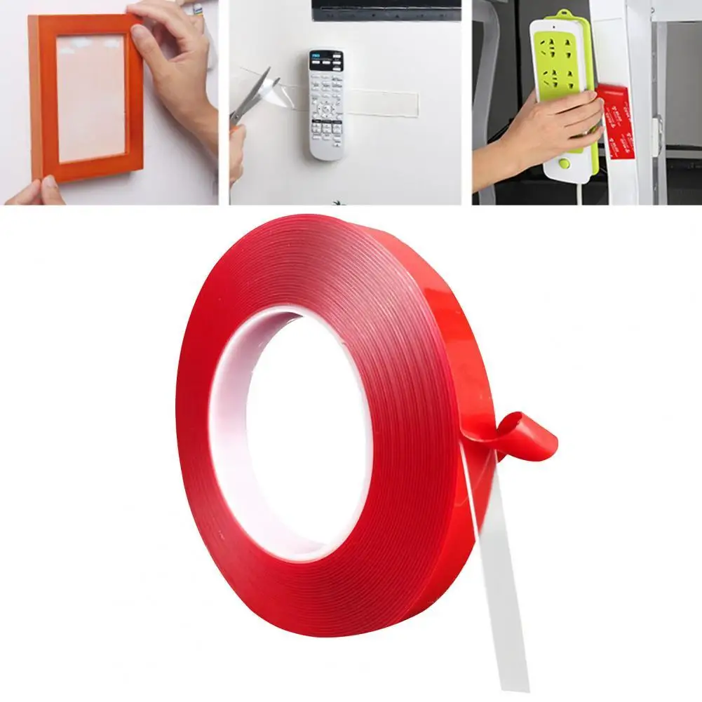 10m Double Sided Tape Transparent Strong Adhesion Acrylic Heavy Duty Mounting Adhesive Tape for Home Office Car Repair 2021
10m Double Sided Tape Transparent Strong Adhesion Acrylic Heavy Duty Mounting Adhesive Tape for Home Office Car Repair 2021