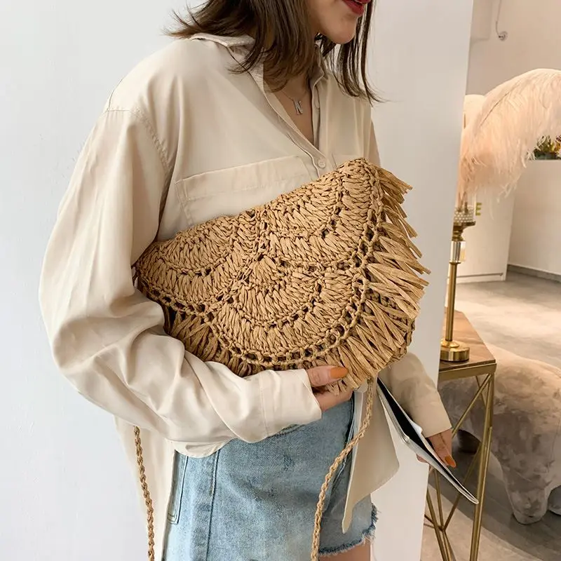Summer Straw Bags Handmade Tassel Small Beach Bags 2022 Raffia Rattan Woven Handbags Vacation Shoulder Crossbody Bags S2197
Summer Straw Bags Handmade Tassel Small Beach Bags 2022 Raffia Rattan Woven Handbags Vacation Shoulder Crossbody Bags S2197