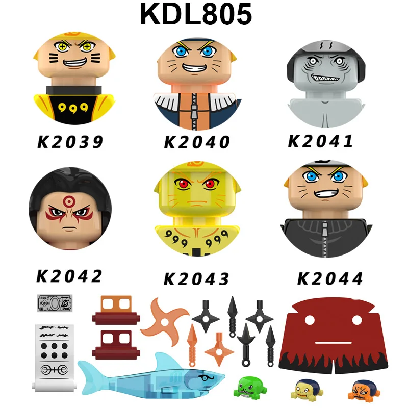 Фигурки японского аниме KDL806, фигурки героев, строительные блоки, аксессуары «сделай сам», кирпичи, развивающие игрушки для детей, подарок
Фигурки японского аниме KDL806, фигурки героев, строительные блоки, аксессуары «сделай сам», кирпичи, развивающие игрушки для детей, подарок